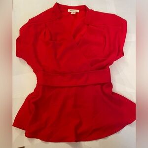 NWOT Women’s Monteau Medium Red Blouse